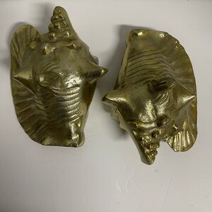 Gold Seashell Wall Decor